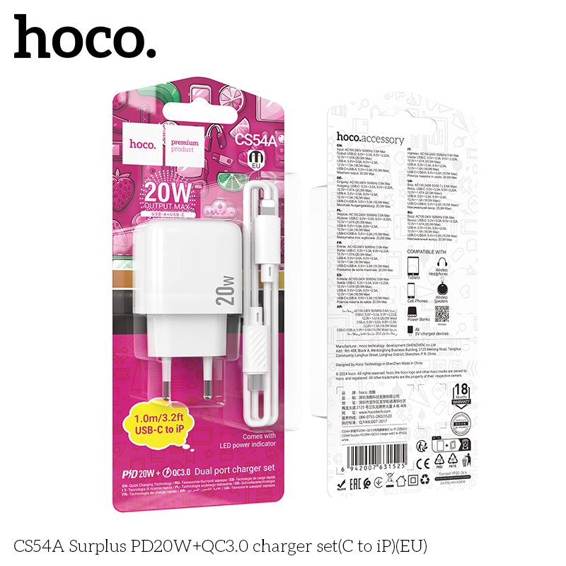 HC-CS54A-L-White